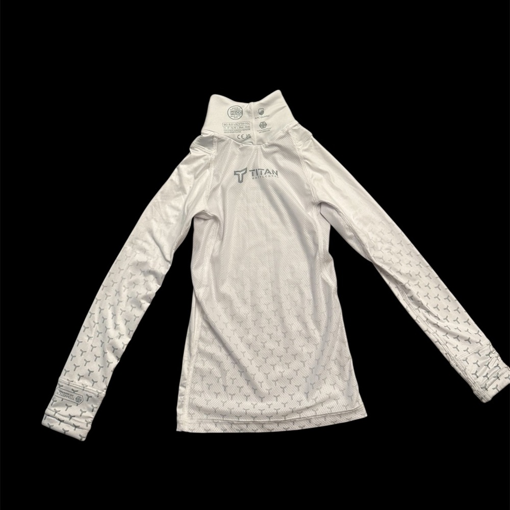 Titan Battlegear Cut Resistant Baselayer Neck Guard Hockey Shirt Youth XS 4/5 - Picture 9 of 14